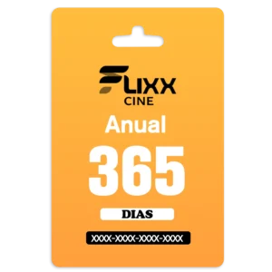 Recarga Flixx Cine Anual – 365 dias